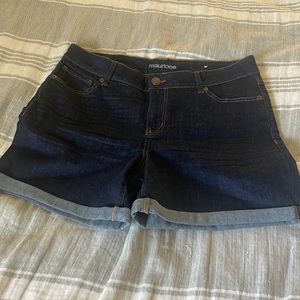 Denim shorts